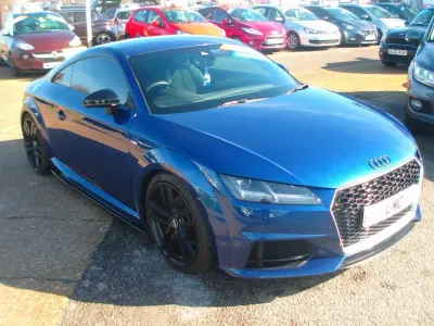 Used Audi TT S-Line 230 HP (169 kW) 2015 Blue Coupe