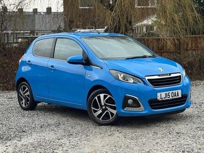 Used Peugeot 108 Allure 82 HP (60 kW) 2015 Blue Hatchback