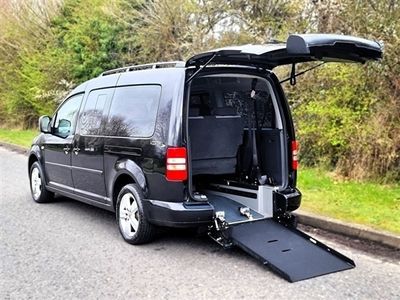 used VW Caddy Maxi C20 7 Seat Auto Wheelchair Accessible Disabled Access Ramp Car