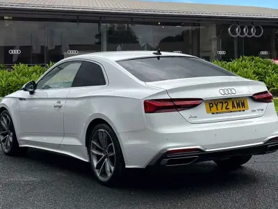 Used Audi A5 S-Line 150 HP (110 kW) 2022 White Coupe
