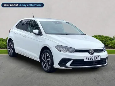New VW Polo Match 95 HP (69 kW) 2026 White Hatchback