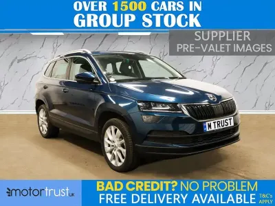 Usado Skoda Karoq SE L 150 HP (110 kW) 2018 Azul SUV