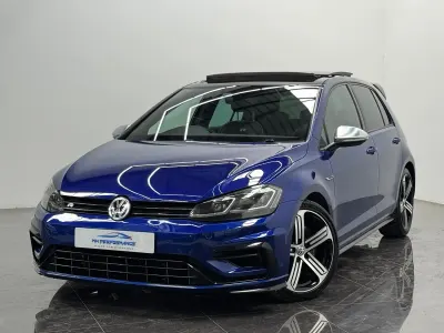 Used VW Golf VII R 310 HP (228 kW) 2017 Blue Hatchback