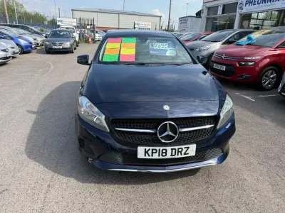 Begagnad Mercedes A180 SE 2018 Blå Halvkombi