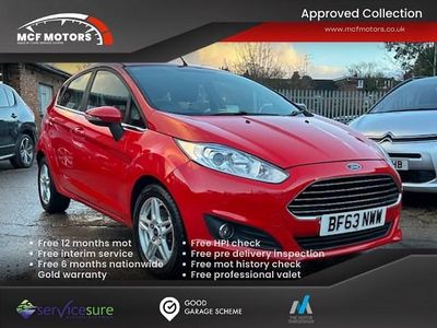 Used Ford Fiesta Zetec 82 HP (60 kW) 2013 Red Hatchback