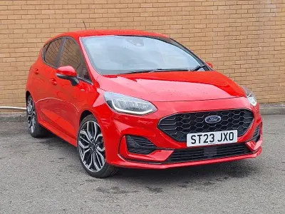 Used Ford Fiesta ST-Line X 125 HP (91 kW) 2023 Red Hatchback