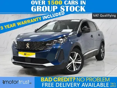 Begagnad Peugeot 3008 Allure 130 HK (95 kW) 2024 Blå SUV