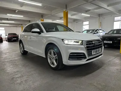 Used Audi Q5 S-Line 190 HP (139 kW) 2018 White SUV