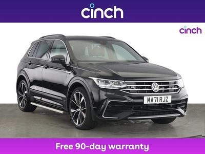 Black Used 2021 VW Tiguan R-line SUV | £24,899 (Fair price)