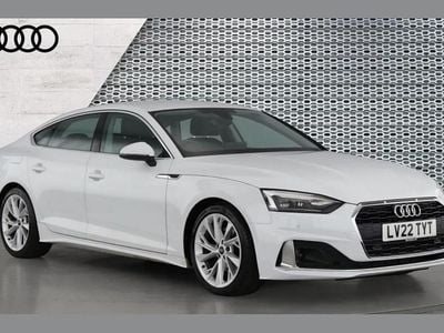 Used Audi A5 Sportback Sport 150 HP (110 kW) 2022 White Hatchback