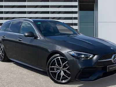 Used Mercedes C300 AMG line 258 HP (189 kW) 2023 Grey Estate