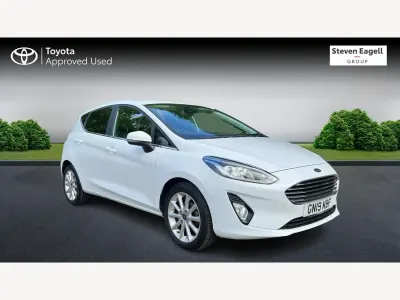 Used Ford Fiesta Titanium 2019 White Hatchback