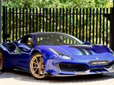 Used Ferrari 488 720 HP (529 kW) 2018 Blue Coupe