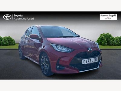 Used Toyota Yaris Hybrid 2023 Red Hatchback