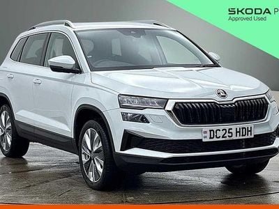 Used Skoda Karoq SE L 110 HP (80 kW) 2025 Moon white metallic SUV