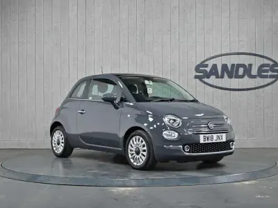Käytetty Fiat 500 Lounge 69 HP (50 kW) 2018 Harmaa Viistoperä