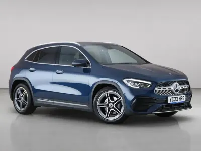 Used Mercedes GLA200 AMG line 163 HP (119 kW) 2022 Blue SUV
