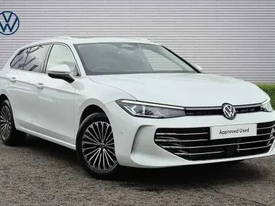 New VW Passat Elegance 200 HP (147 kW) 2026 White Estate