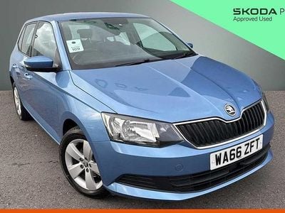 Denim blue metallic Used 2016 Skoda Fabia SE Hatchback | £7,895 (Fair price)