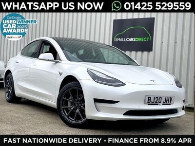 Used Tesla Model 3 Standard Range 239 kW (325 HP) 2020 White Sedan