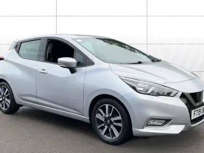 Used Nissan Micra Acenta 90 HP (66 kW) 2019 Silver Hatchback
