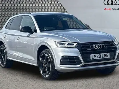 Used Audi Q5 Black Edition 245 HP (180 kW) 2020 Silver SUV