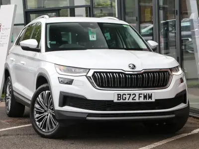 Usata Skoda Kodiaq SE L Executive 150 CV (110 kW) 2022 Bianco SUV