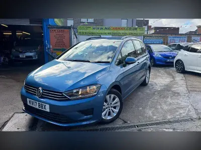 Used VW Golf Sportsvan SE 125 HP (91 kW) 2017 Blue MPV