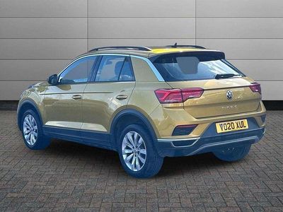 Used VW T-Roc SE 115 HP (84 kW) 2020 Yellow SUV