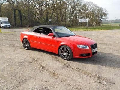 Used Audi A4 Cabriolet S-Line 2008 Red Cabriolet
