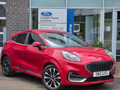 Second-hand Ford Puma ST-Line 125 CP (91 kW) 2021 Roșu SUV