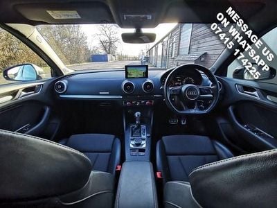 Used Audi A3 Black Edition 150 HP (110 kW) 2018 Blue Sedan