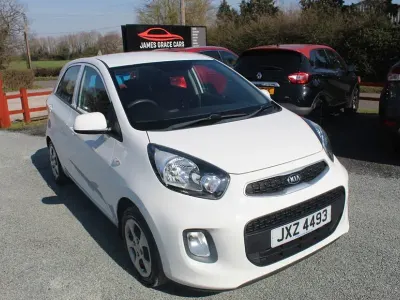 Used Kia Picanto 66 HP (48 kW) 2016 White Hatchback