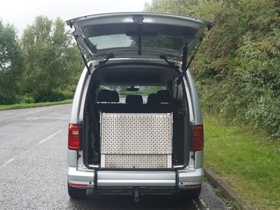 used VW Caddy Maxi 5 Seat Auto Wheelchair Accessible Car With Power Ramp & Tailgate MPV