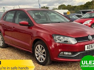 Used VW Polo SE 90 HP (66 kW) 2016 Red Hatchback