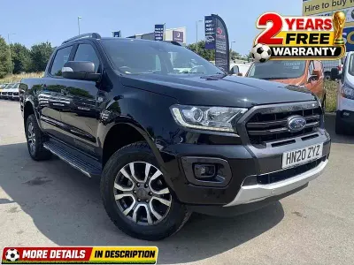 Used Ford Ranger Wildtrack 2020 Black Pickup