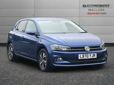 Used VW Polo Match 80 HP (58 kW) 2020 Blue Hatchback