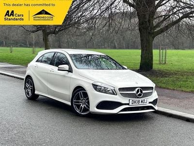 White Used 2018 Mercedes A180 AMG line Hatchback | £10,995 (Fair price)