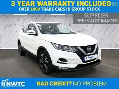 Used Nissan Qashqai N-Connecta 115 HP (84 kW) 2019 White SUV