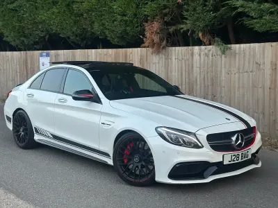 Used Mercedes C63S AMG Edition 1 2015 White Sedan