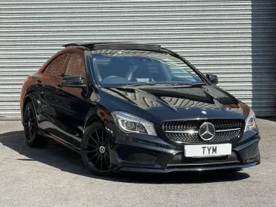 Begagnad Mercedes CLA200 AMG 136 HK (100 kW) 2014 Svart Sportkupé