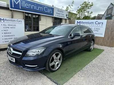 Used Mercedes CLS350 Shooting Brake AMG 2013 Blue Estate