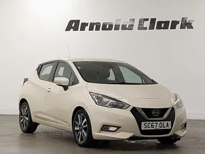 Used Nissan Micra Acenta Limited Edition 90 HP (66 kW) 2018 White Hatchback
