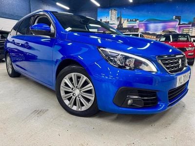 Blue Used 2021 Peugeot 308 SW Allure Estate | £11,495 (Fair price)