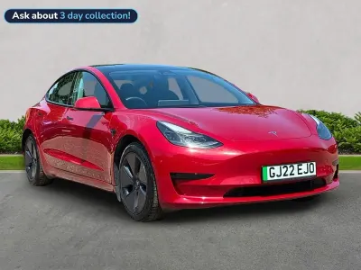 Used Tesla Model 3 Standard Range 208 kW (283 HP) 2022 Red Sedan