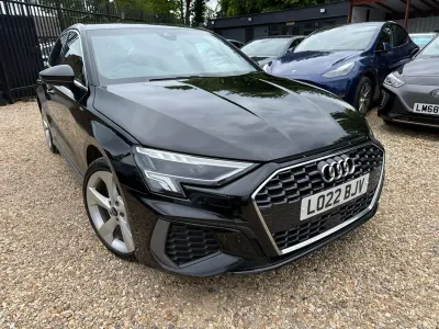 Used Audi A3 Sportback e-tron S-Line 2022 Black Hatchback