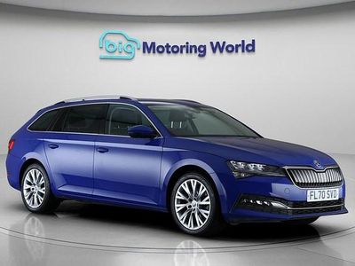 Used Skoda Superb Dynamic 218 HP (160 kW) 2020 Blue Estate