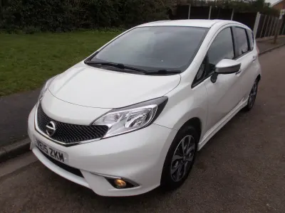 Used Nissan Note N-TEC 80 HP (58 kW) 2015 White Hatchback