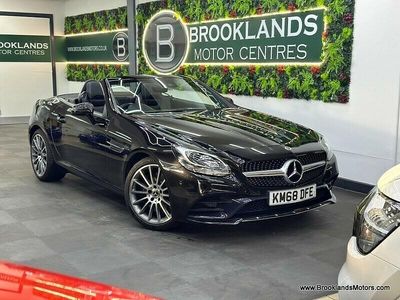 Black Used 2018 Mercedes SLC200 AMG line Cabriolet | £15,285 (Good price)