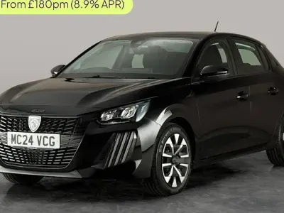 Used Peugeot 208 Active 102 HP (75 kW) 2024 Black Hatchback